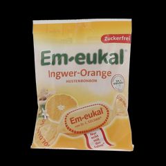 Em-Eukal Orange Ingwer zuckerfrei - 75 Gramm
