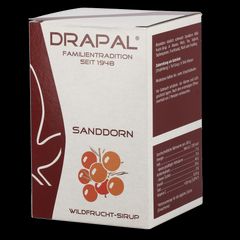 DRAPAL® Sanddorn Wildfruchtsirup Glas mit Faltschachtel - 450 Gramm